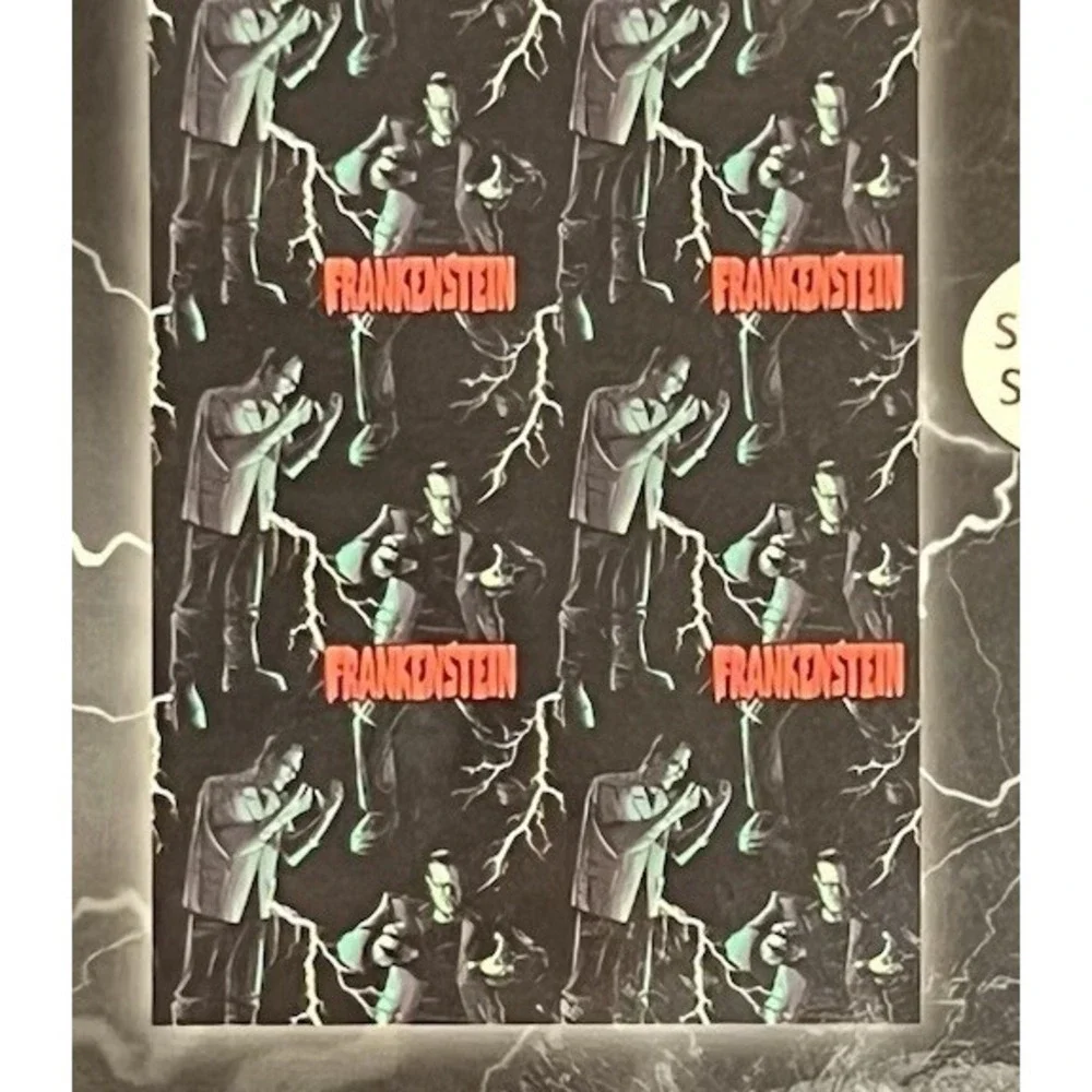 Universal Monsters Frankenstein Halloween Black Plush Throw Blanket 50